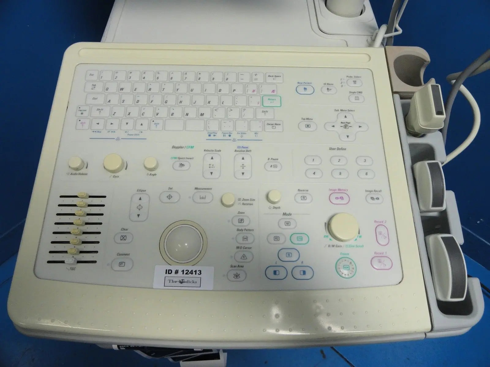 GE Logiq 400 MD Soft Pack Ultrasound W/ C364, C551, 739L Probes & Printer~12413 DIAGNOSTIC ULTRASOUND MACHINES FOR SALE