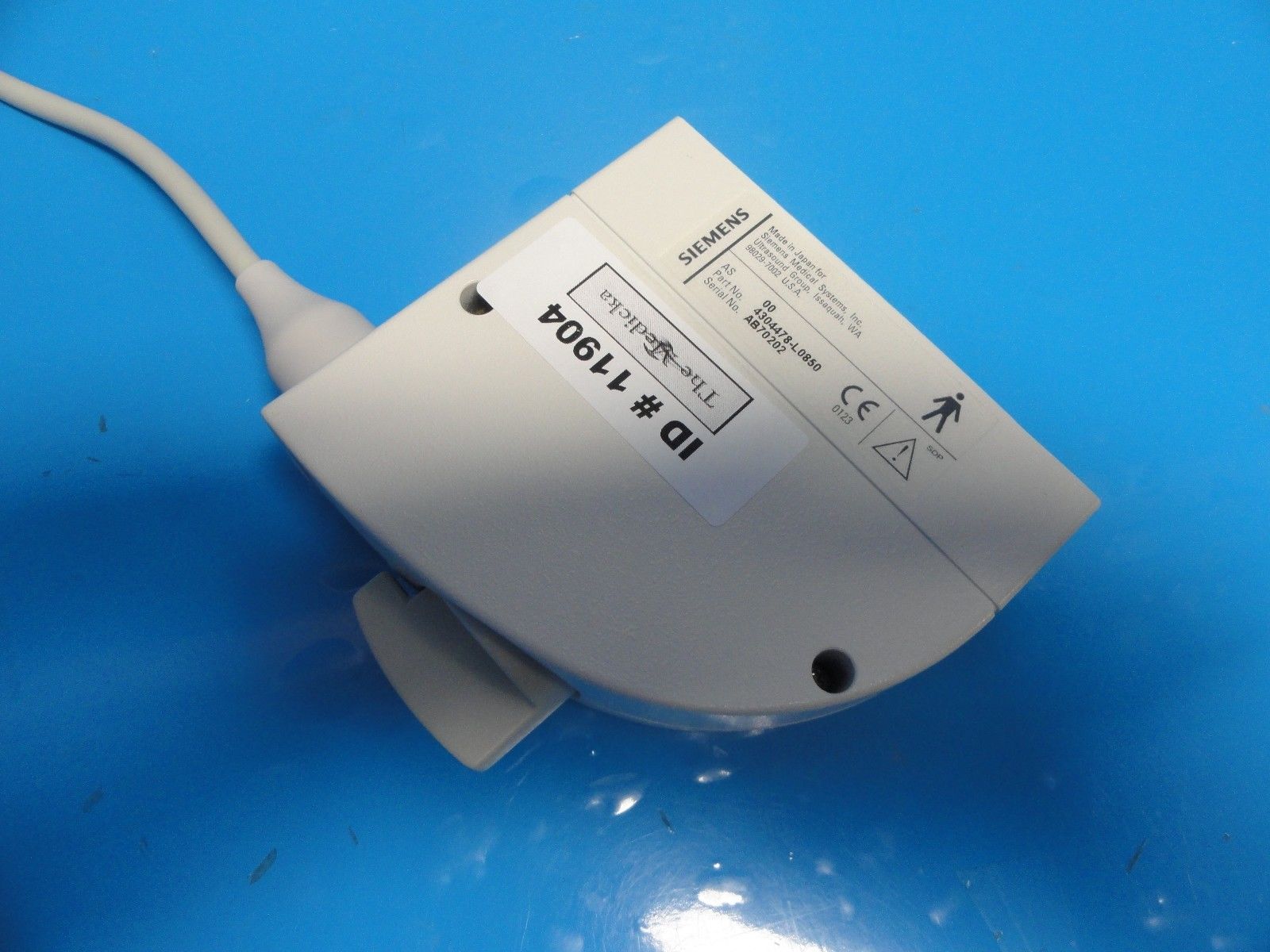 Siemens 3.5P14 Phased Array 3.5MHz Ultrasound Transducer W/ Case (11904) DIAGNOSTIC ULTRASOUND MACHINES FOR SALE