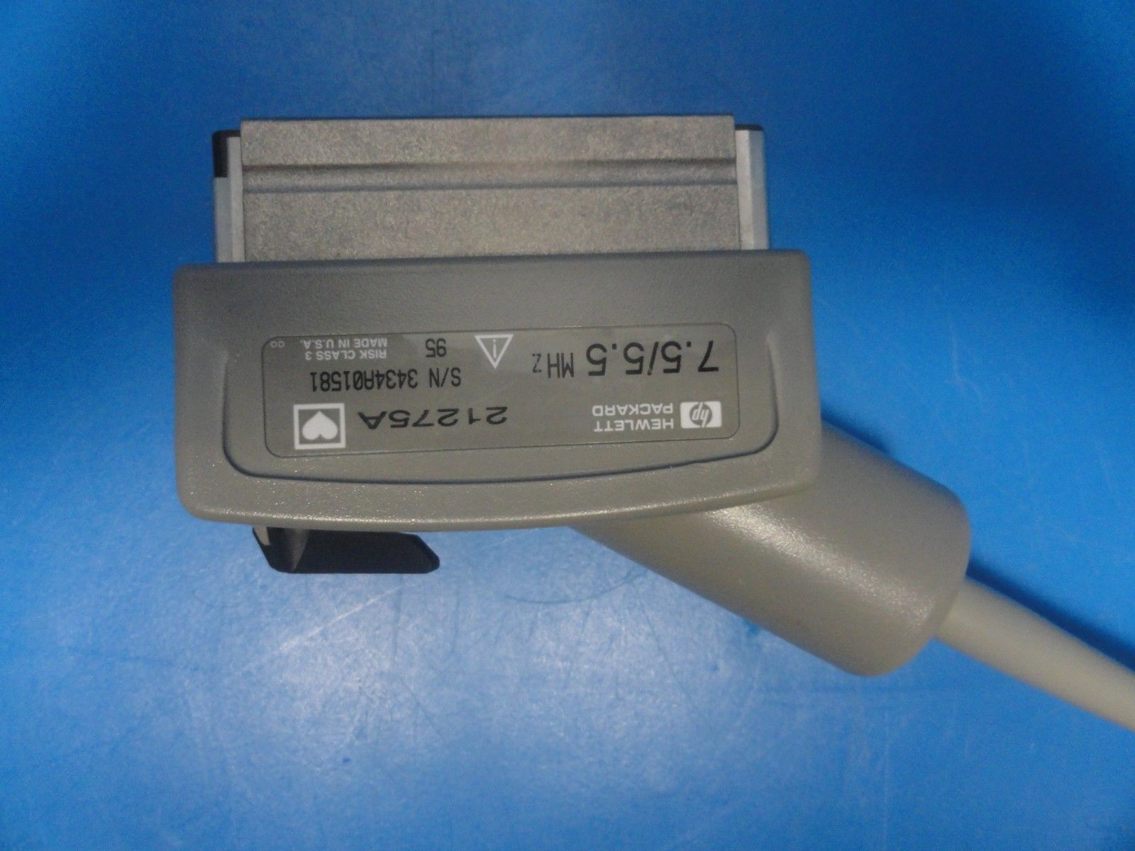 HP 21275A 5.5/7.5 MHz Phased Array Probe for HP Sonos 1000 to 2500 (6710) DIAGNOSTIC ULTRASOUND MACHINES FOR SALE