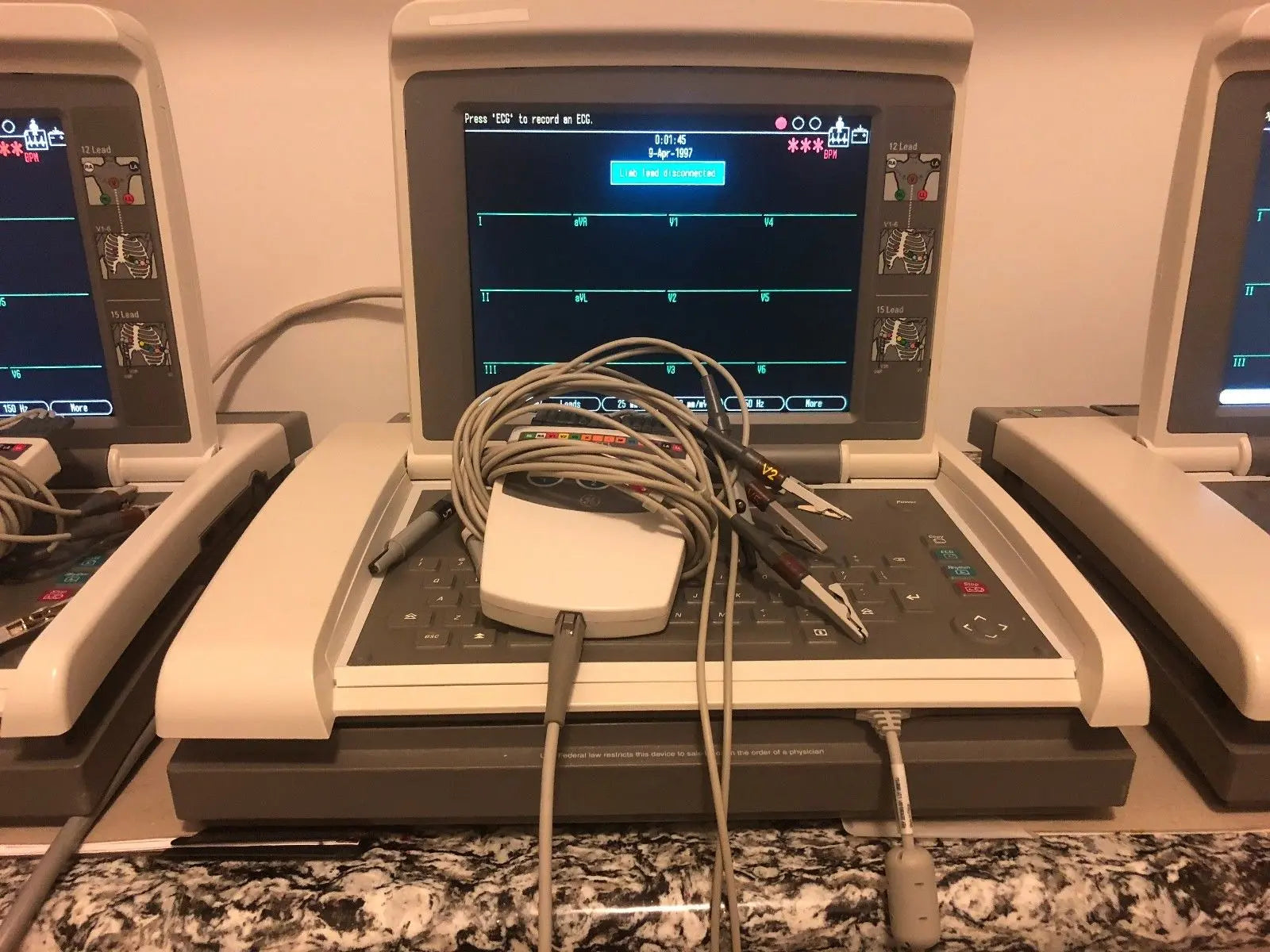 GE MAC 5500 CAM 14 EKG UNIT DIAGNOSTIC ULTRASOUND MACHINES FOR SALE