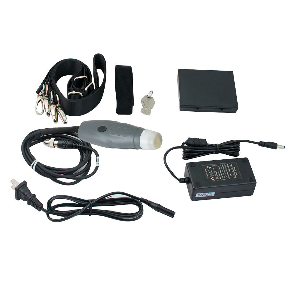 Handheld Veterinary Ultrasound Scanner System Machine Animals Convex Probe +CASE DIAGNOSTIC ULTRASOUND MACHINES FOR SALE