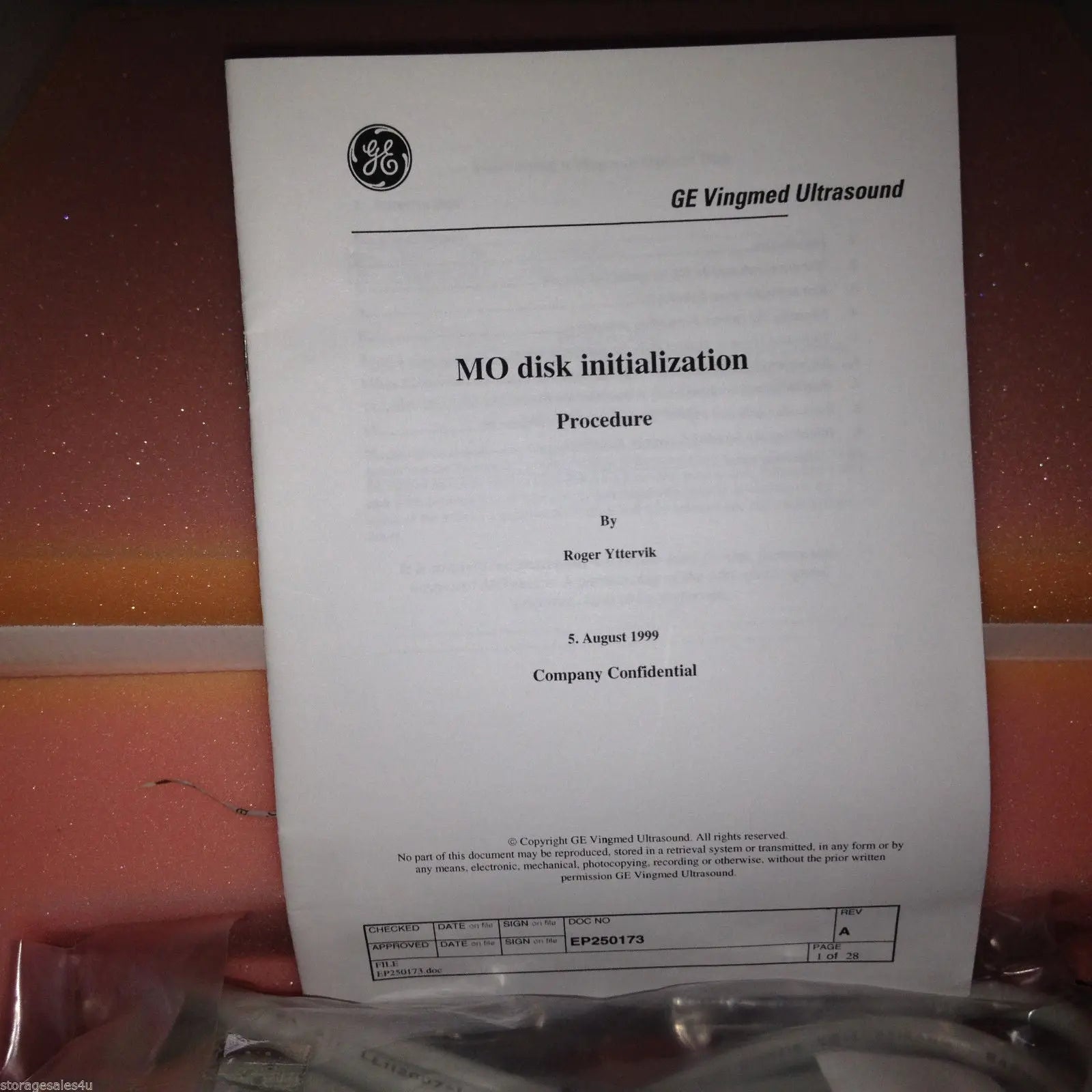 NEW - Sony SMO-F551/SD aka GE Vingmed Ultrasound Drive - In External Case DIAGNOSTIC ULTRASOUND MACHINES FOR SALE