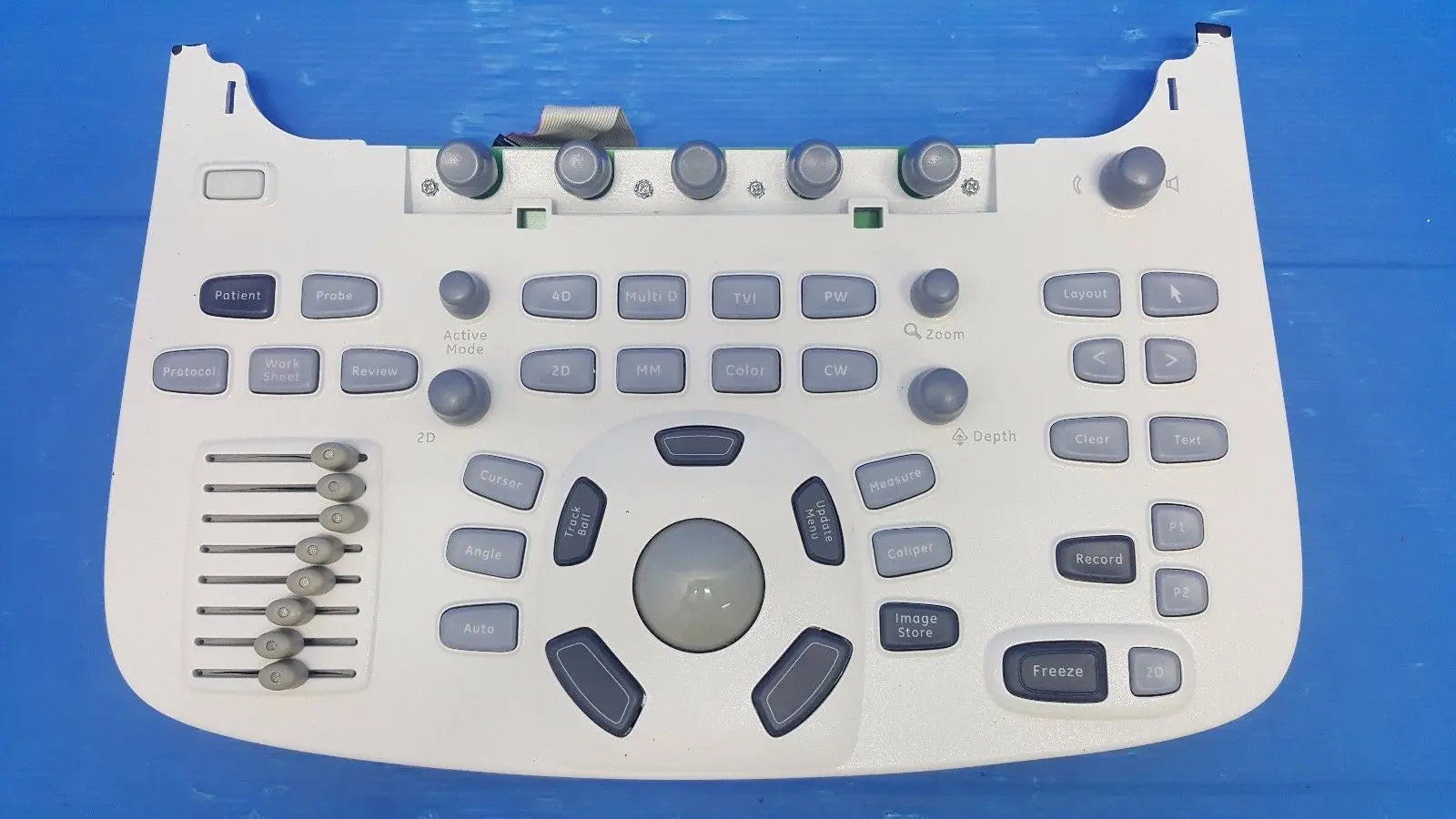 GE/Esterline p/n 9375-00271-004/1 ( GA225030/01P2 ) Ultrasound system Keyboard DIAGNOSTIC ULTRASOUND MACHINES FOR SALE