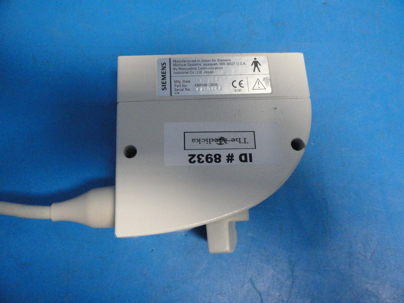 Siemens 7.5C30 P/N 4305590-L0850 Micro Convex Ultrasound Transducer (8932) DIAGNOSTIC ULTRASOUND MACHINES FOR SALE