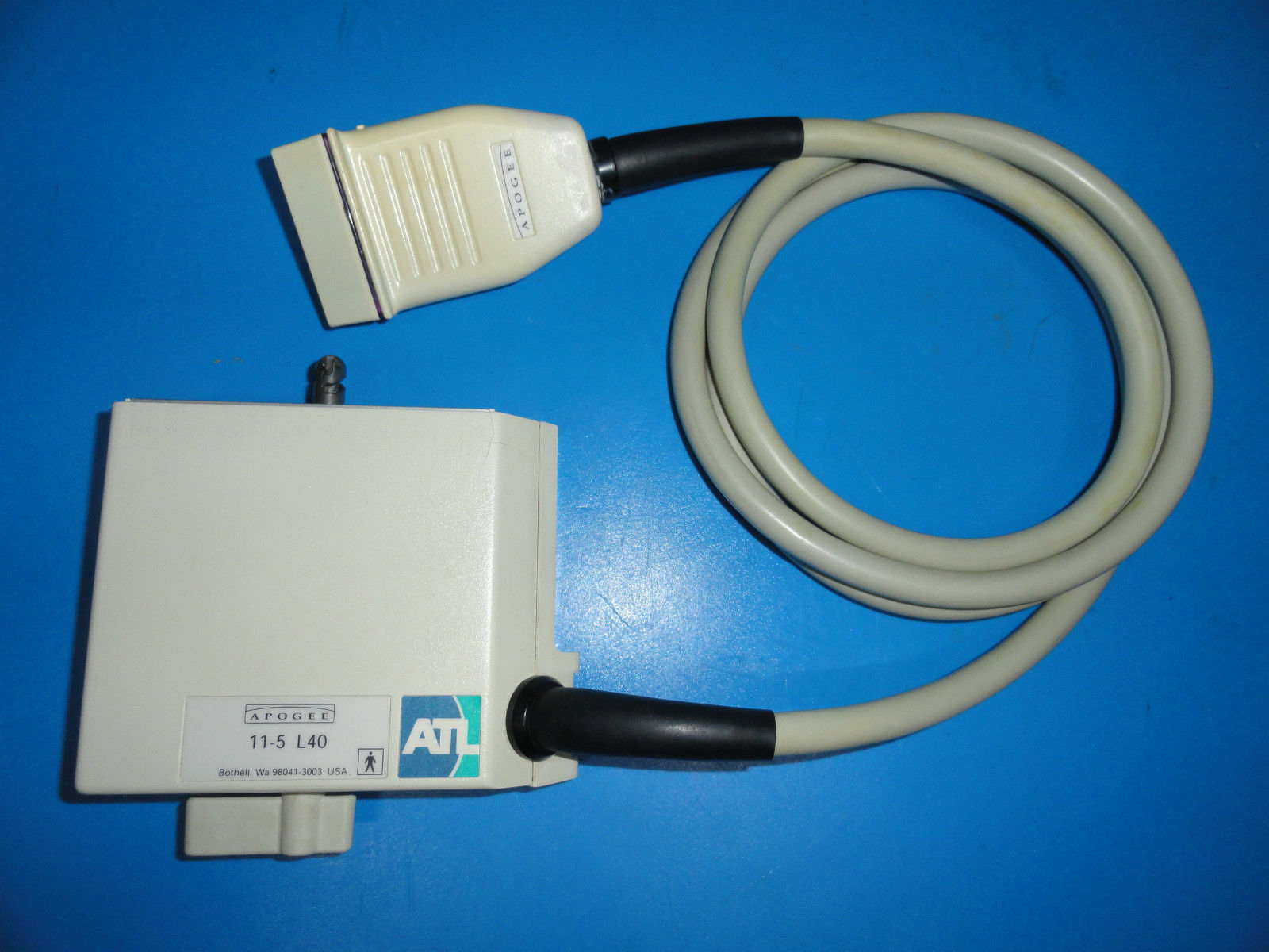 ATL APOGEE 11-5 L40 5.00/11.00 Mhz Linear Ultrasound Probe for Apogee 800 (3531 DIAGNOSTIC ULTRASOUND MACHINES FOR SALE