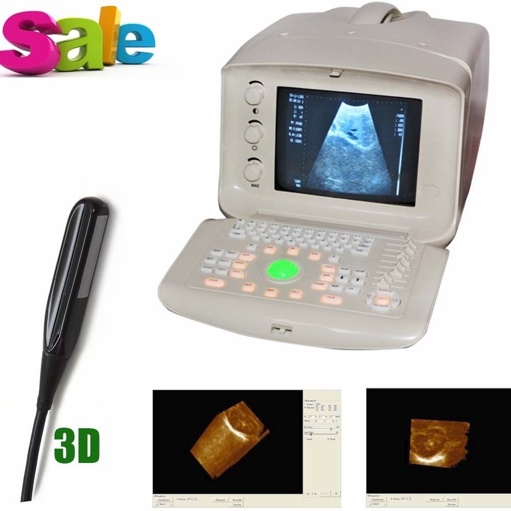 High Quality Veterinary Portable Ultrasound Scanner Machine + Rectal Probe +CE DIAGNOSTIC ULTRASOUND MACHINES FOR SALE
