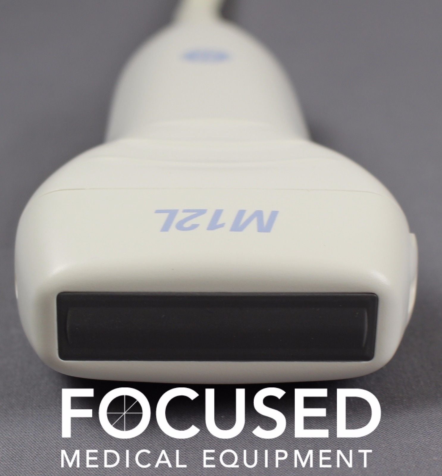 a close up of a medical equipment with the words focused on it