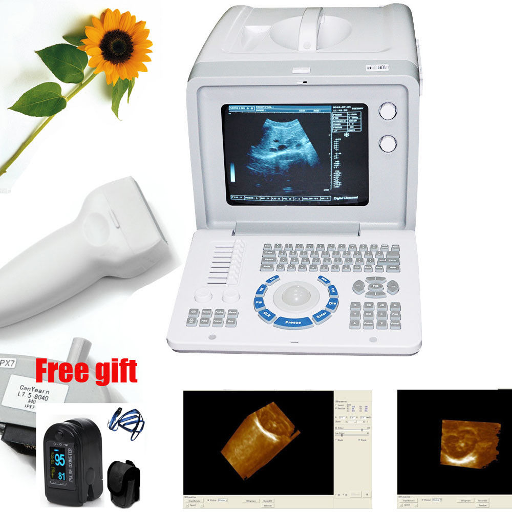 Portable Ultrasound Digital Scanner with 7.5Mhz LINEAR probe wth 3D Worksation 190891815071 DIAGNOSTIC ULTRASOUND MACHINES FOR SALE