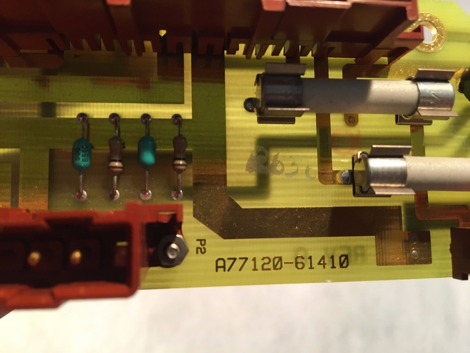 a close up of a piece of electronic equipment