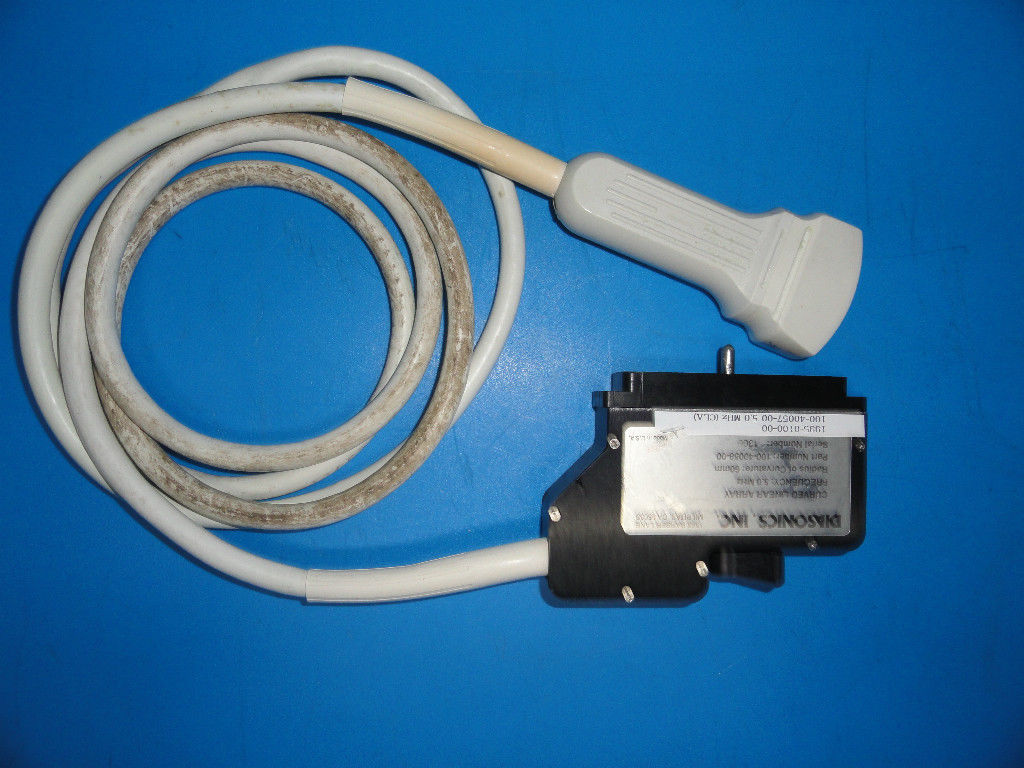 DIASONICS 100-40058-00 5.0 MHZ CURVED LINEAR ARRAY PROBE (3321) DIAGNOSTIC ULTRASOUND MACHINES FOR SALE
