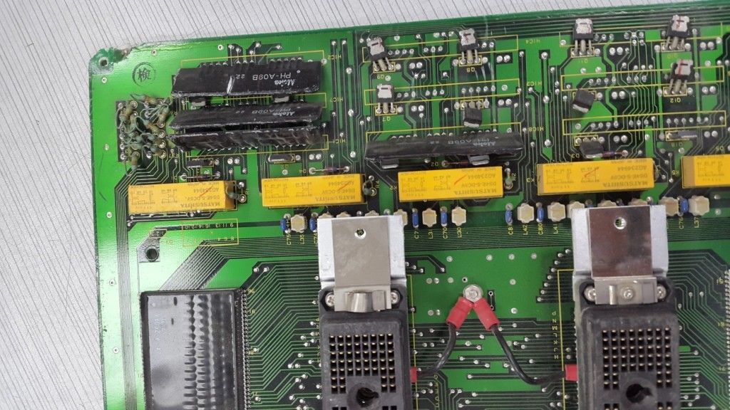 ALOKA medical ultrasound probes interface board EP-2558E-2 for parts or repair DIAGNOSTIC ULTRASOUND MACHINES FOR SALE