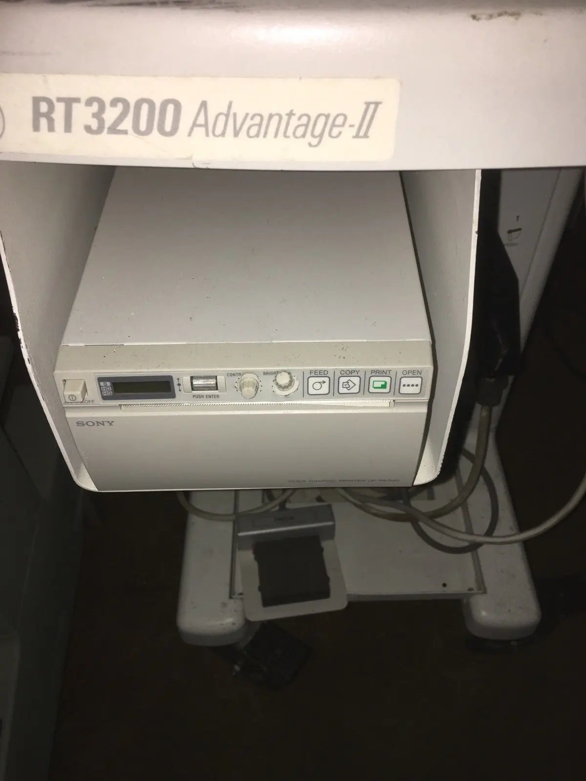 GE RT3200 ADVANTAGE II ULTRASOUND SYSTEM W Probe/footswitch DIAGNOSTIC ULTRASOUND MACHINES FOR SALE