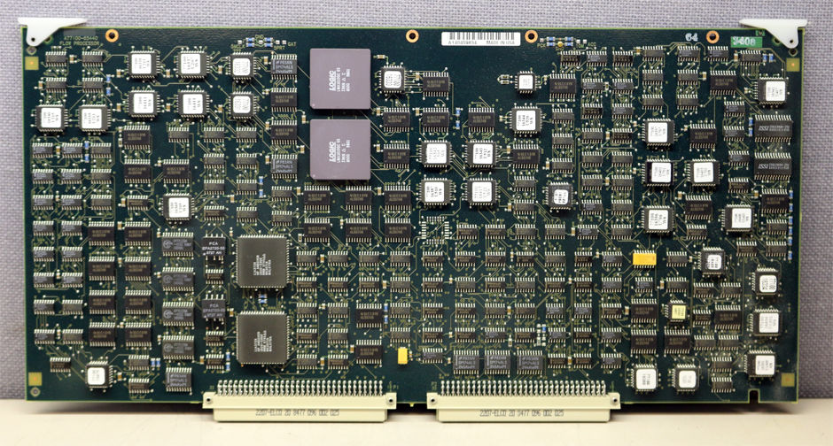 a close up of a computer mother board