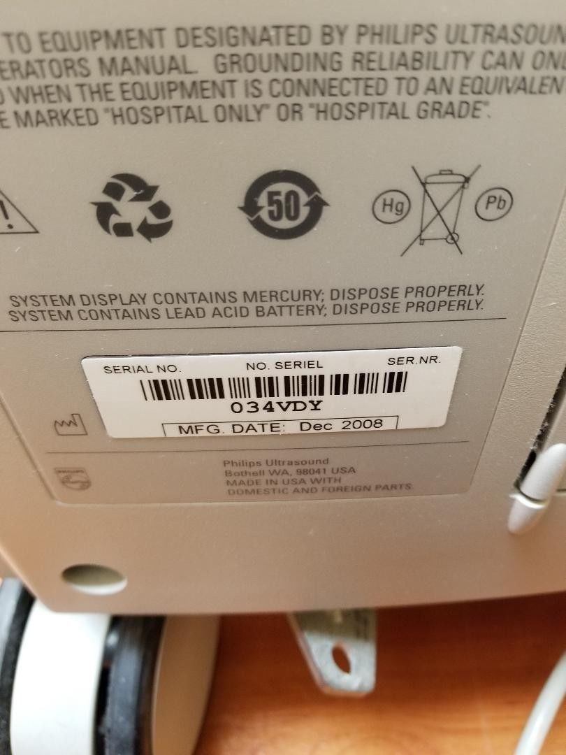 Philips iU22 F Cart Ultrasound System with 3 probe package, 3D/4D capability , DIAGNOSTIC ULTRASOUND MACHINES FOR SALE