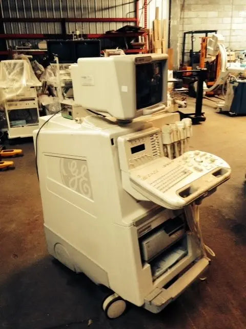 GE LOGIQ 700 EXPERT SERIES ULTRASOUND WITH 5 TRANSDUCER PROBES 548C, LA39, 546L, DIAGNOSTIC ULTRASOUND MACHINES FOR SALE