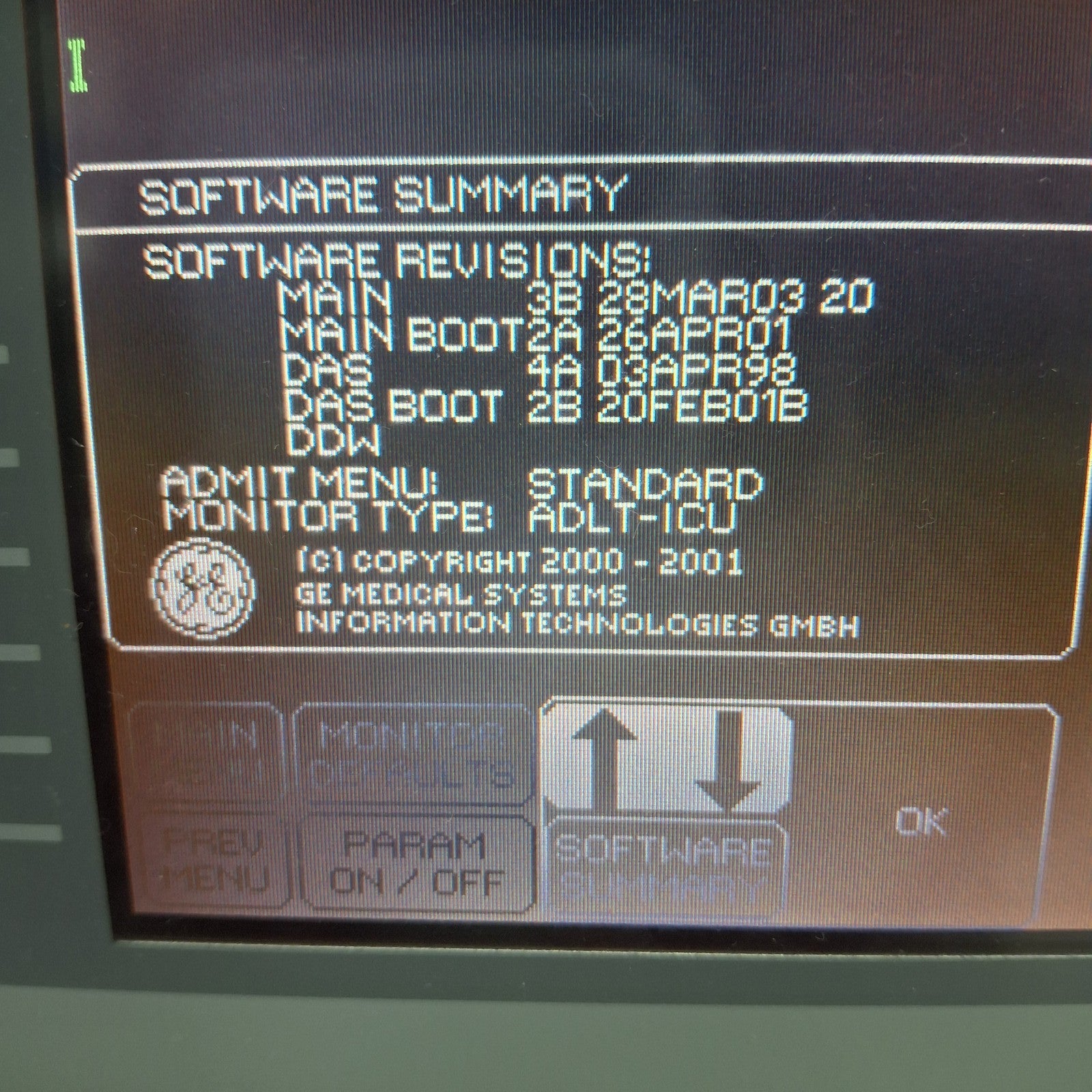 GE Healthcare Dash 2000 Patient Monitor