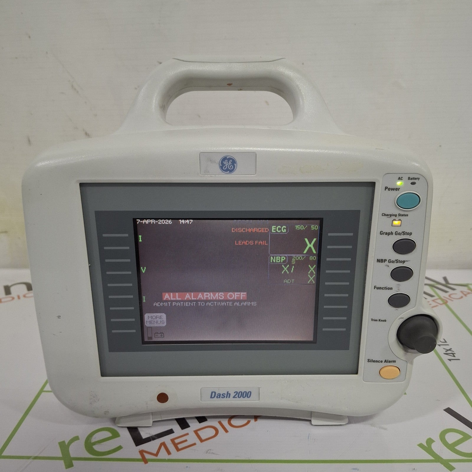 GE Healthcare Dash 2000 Patient Monitor