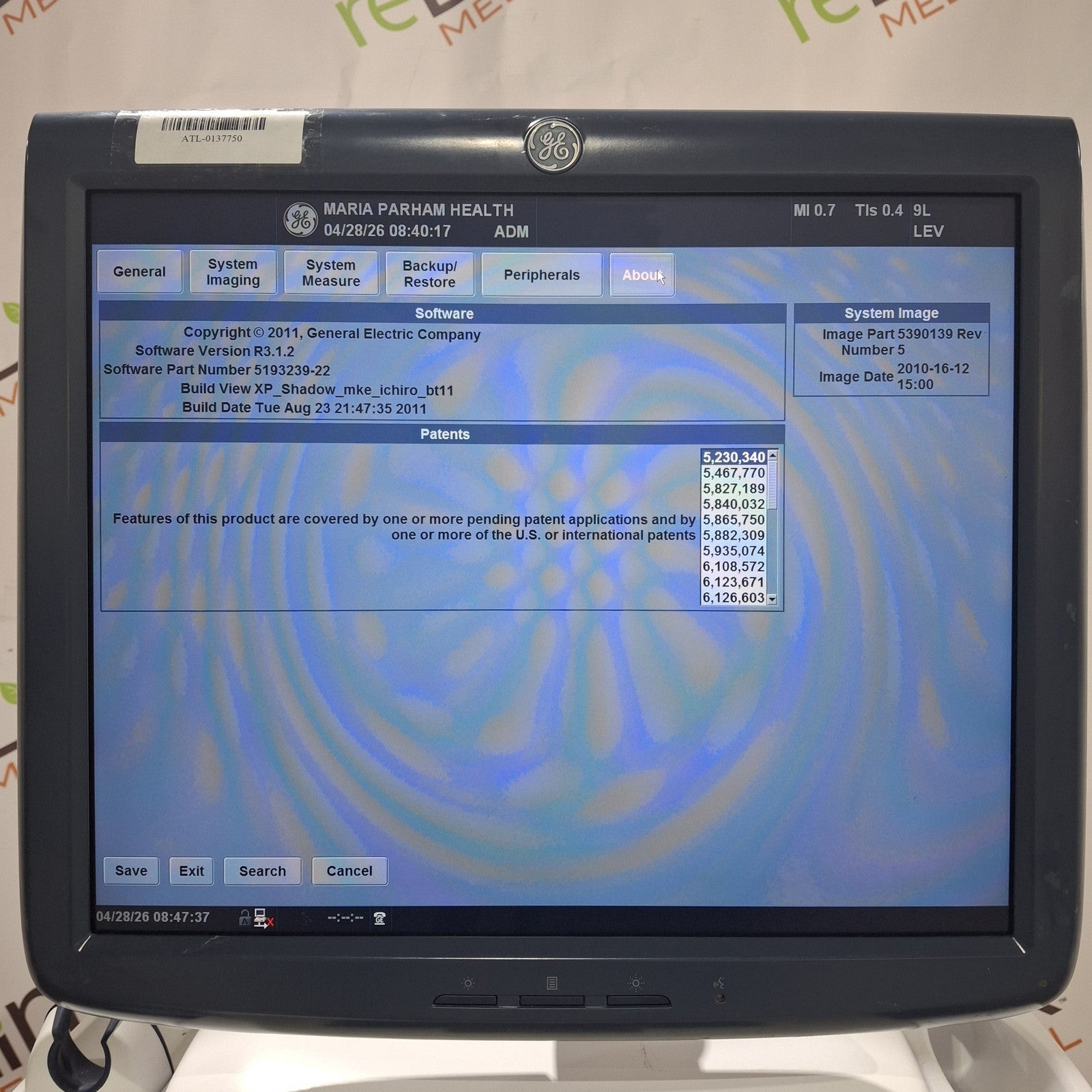 GE Healthcare Logiq E9 Ultrasound