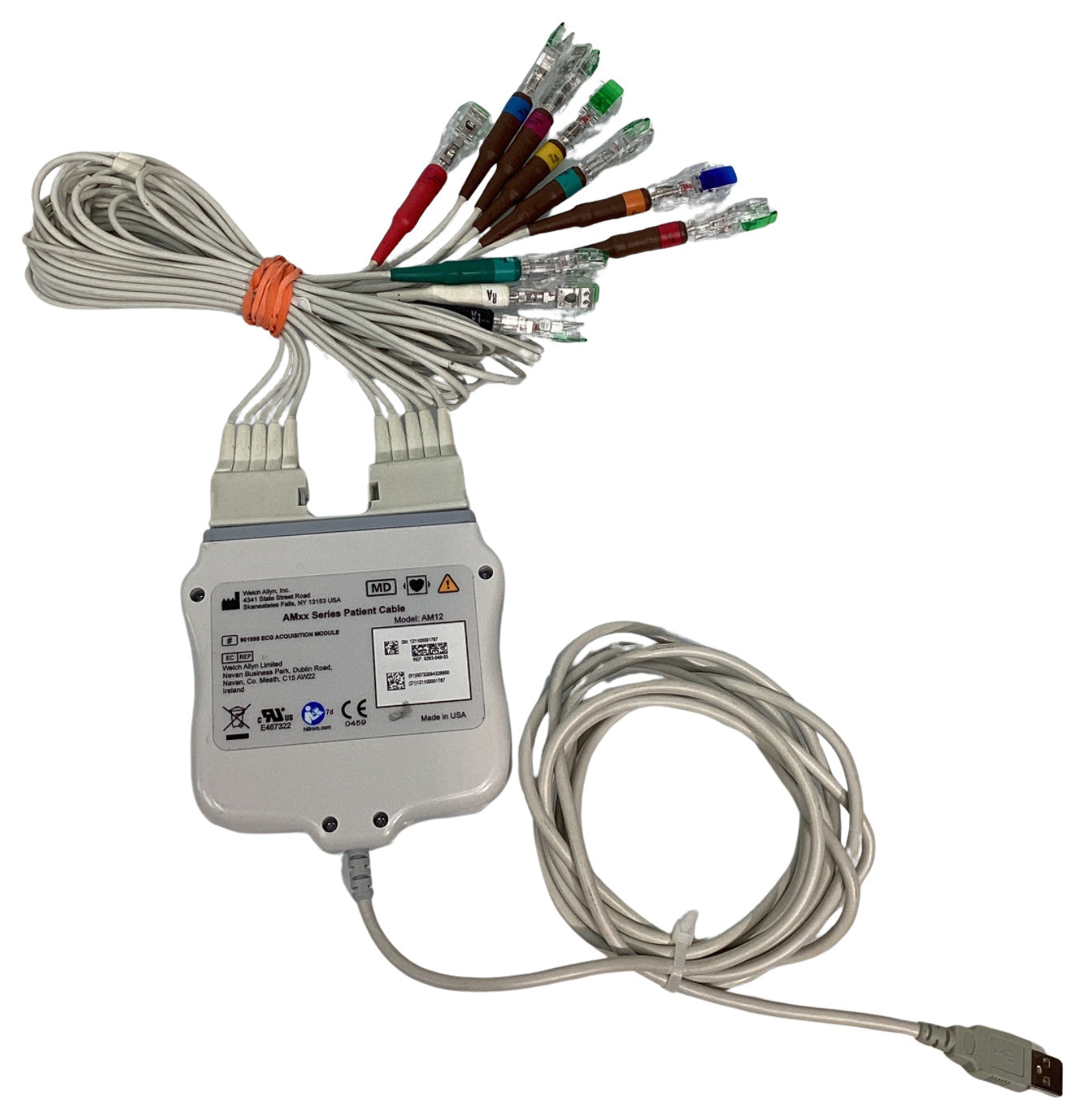 WELCH ALLYN AM12 ACQUISITION MODULE WITH LEADS