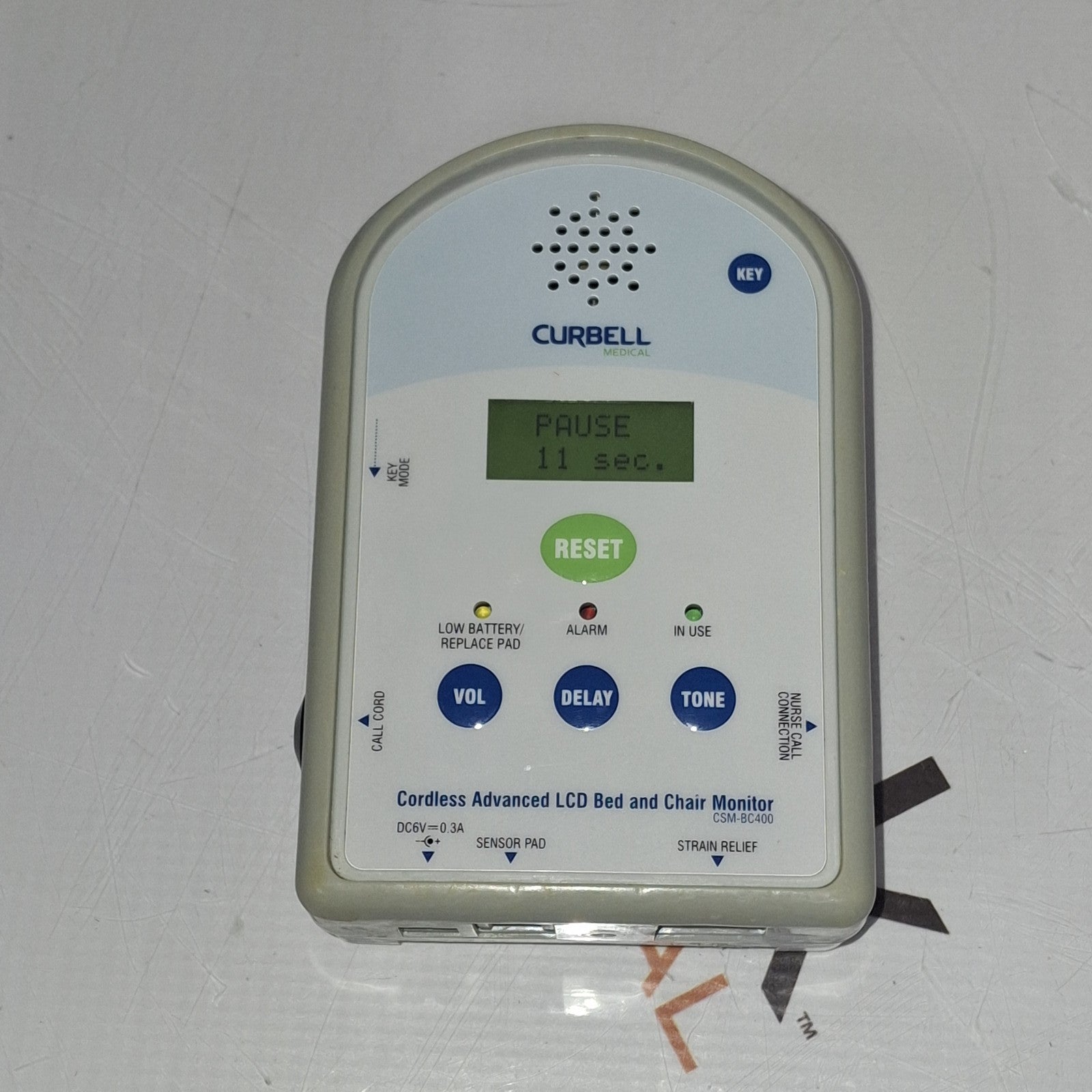 Curbell Medical Products Inc CSM-BC400 Cordless Advanced LCD Bed & Chair Monitor