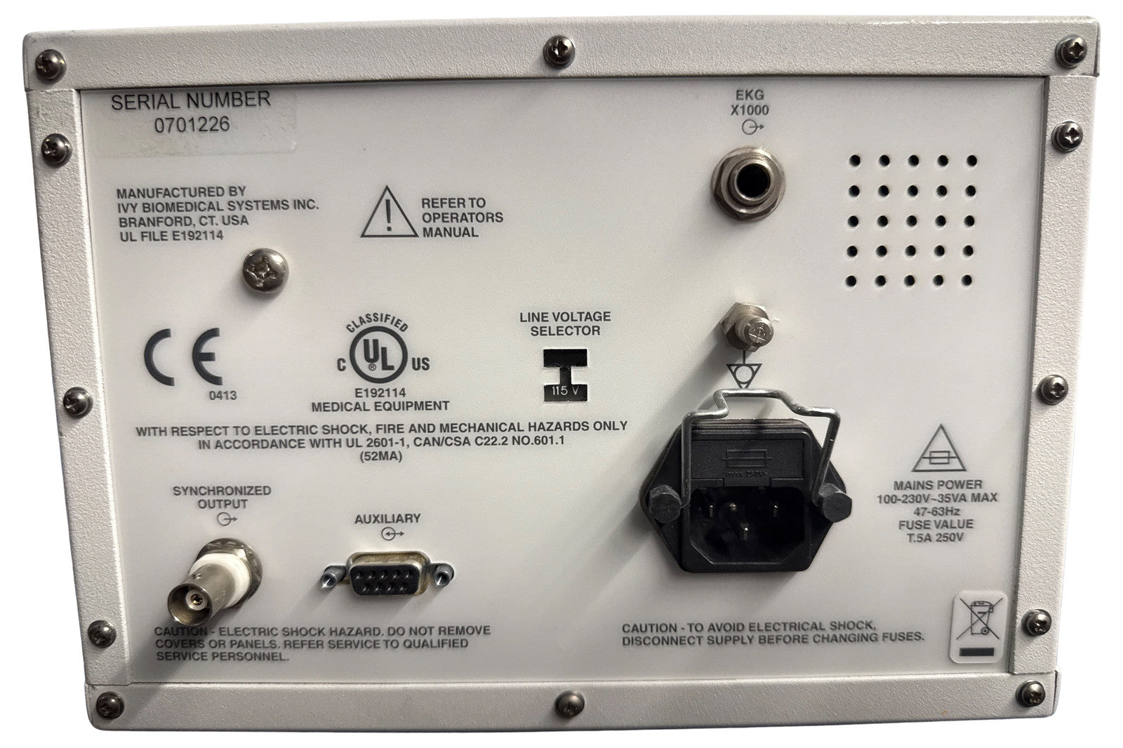 IVY 3000 CARDIAC TRIGGER MONITOR @
