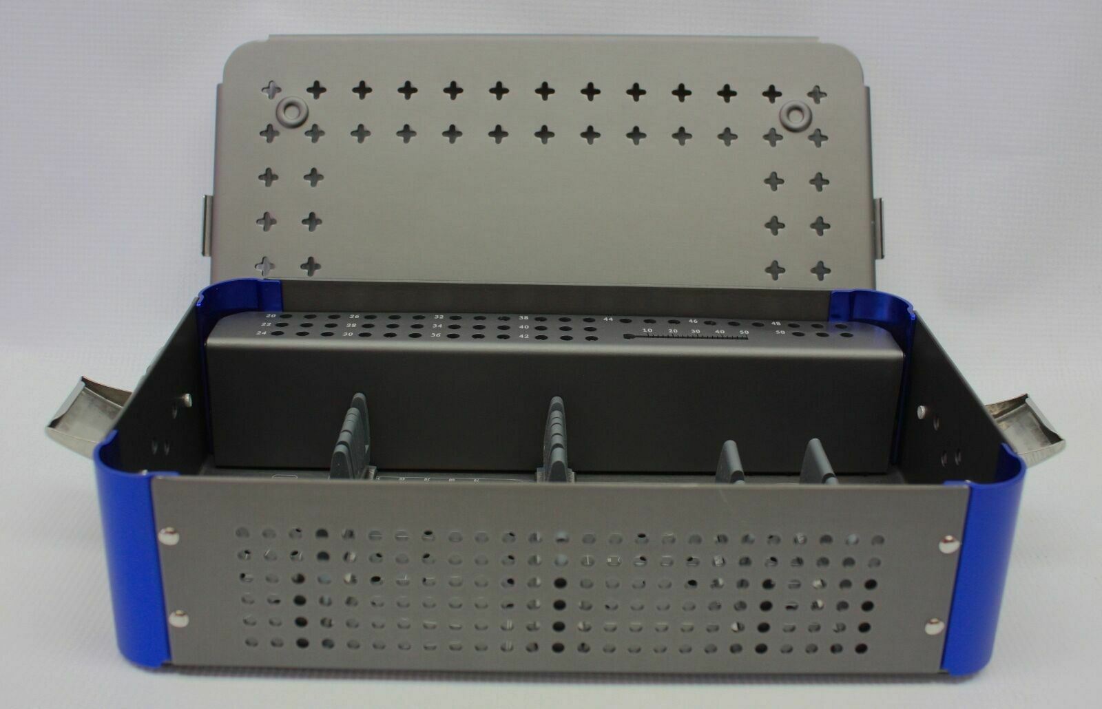 Empty Orthopedic 4.5mm Cannulated Screw Rack, Instrument Case, Small, 1 Level DIAGNOSTIC ULTRASOUND MACHINES FOR SALE