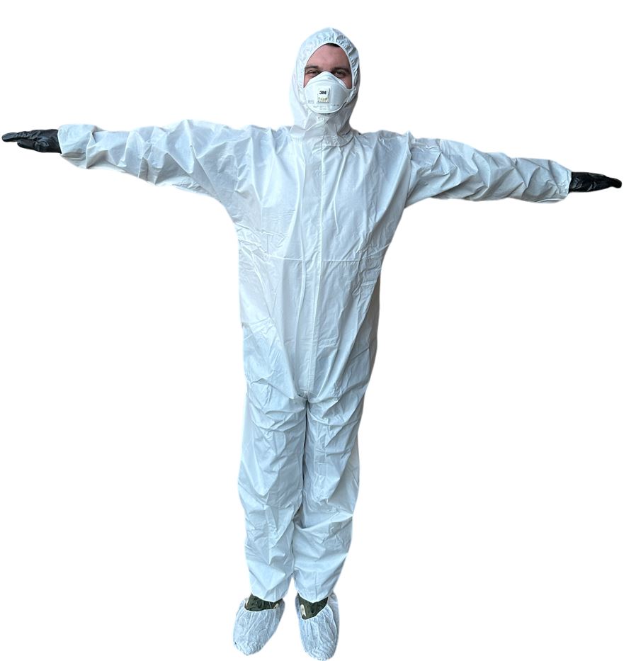 Case of 50 Hazmat Suits, Chemical Protective Coverall with Hood, Zipper Size M DIAGNOSTIC ULTRASOUND MACHINES FOR SALE