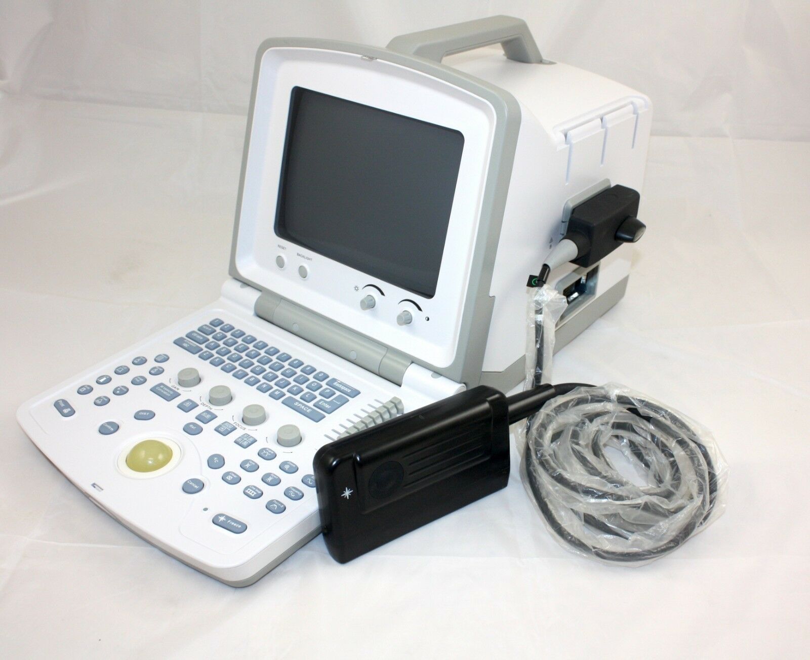 Portable WED 380V Ultrasound with Back Fat  (carcas) Probe DIAGNOSTIC ULTRASOUND MACHINES FOR SALE