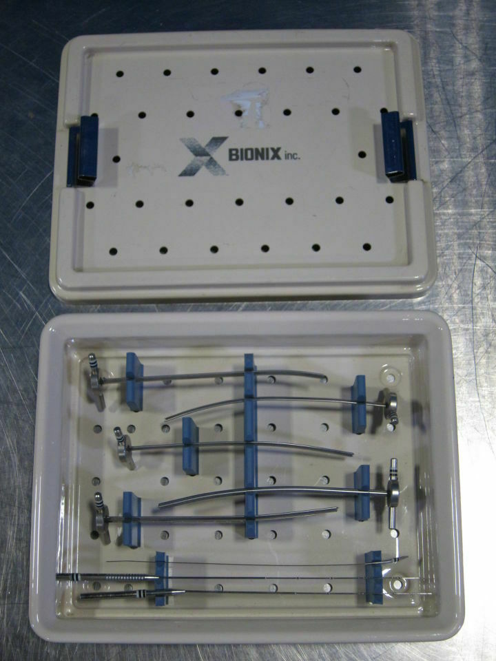 Bionix Meniscus Arrow 8 Piece Instruments In Surgical Tray DIAGNOSTIC ULTRASOUND MACHINES FOR SALE