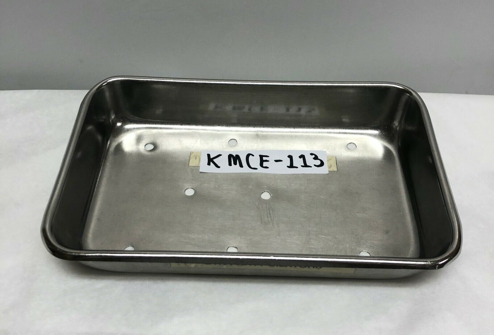 Vollrath 7312-2 Stainless Steel Tray With Holes | KMCE-113 DIAGNOSTIC ULTRASOUND MACHINES FOR SALE