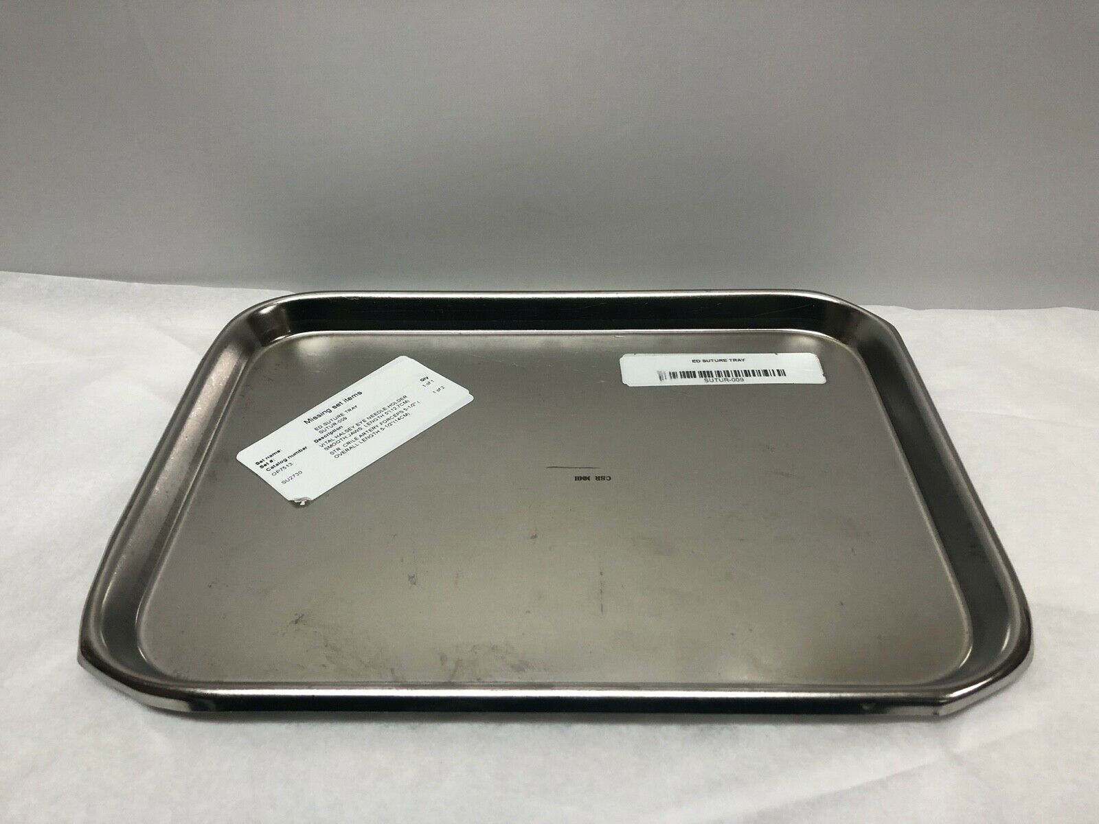 Polar Ware Stainless Steel Surgical 12" Tray 2-77 | KMCE-181 DIAGNOSTIC ULTRASOUND MACHINES FOR SALE