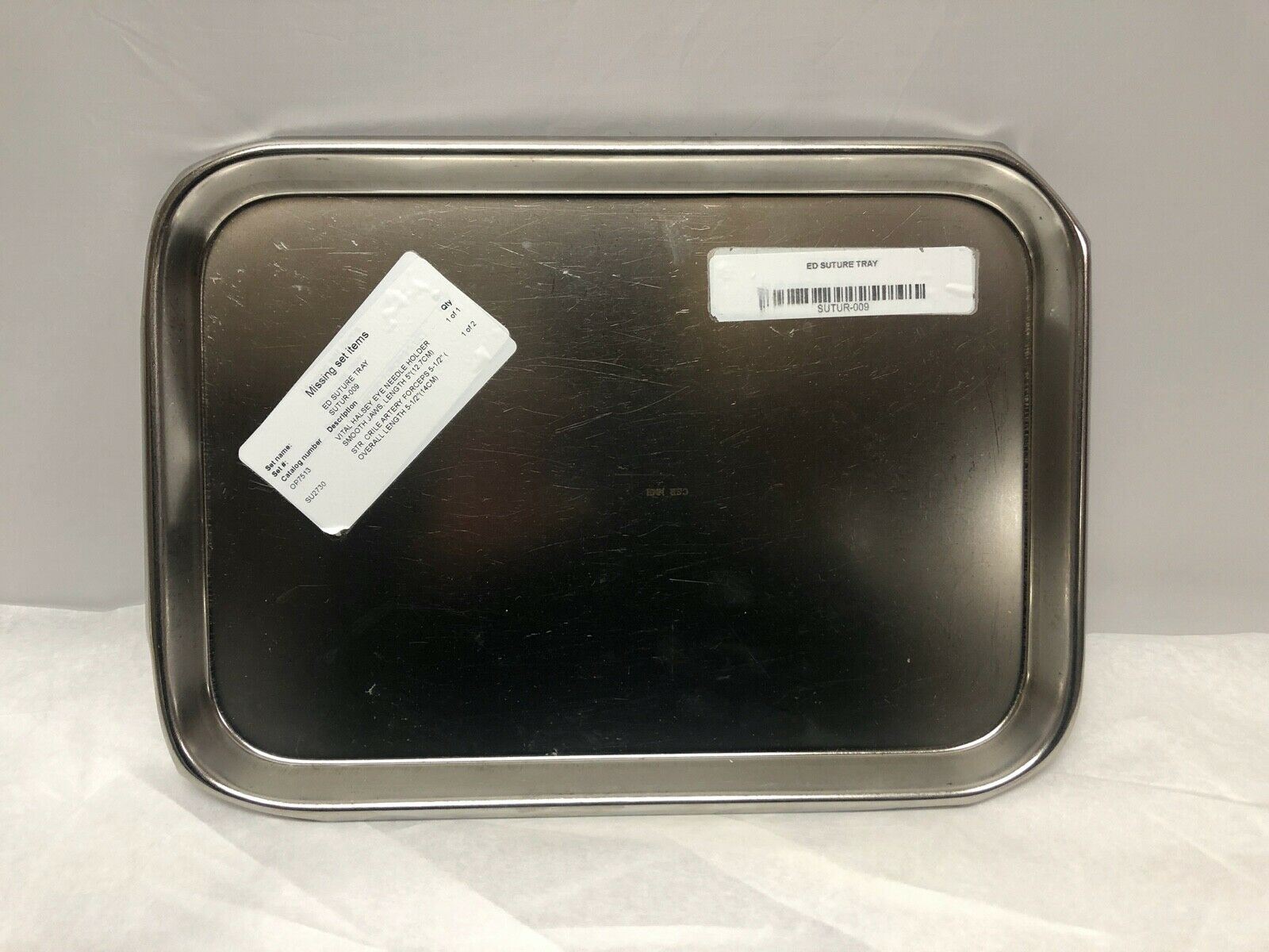 Polar Ware Stainless Steel Surgical 12" Tray 2-77 | KMCE-181 DIAGNOSTIC ULTRASOUND MACHINES FOR SALE