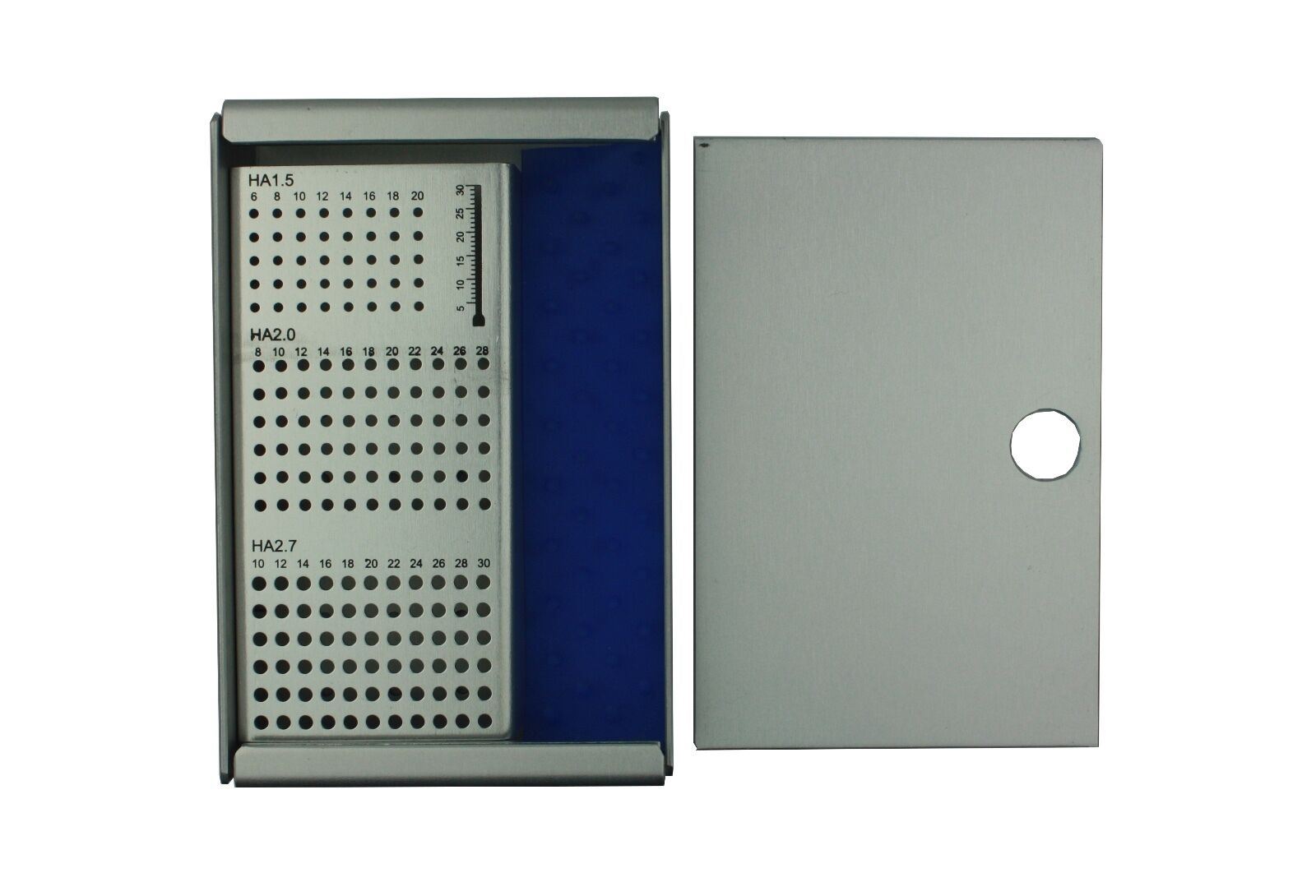 Small Orthopedic Screw Rack, Case With Cover for 1.5mm - 2.0mm - 2.7mm Screws DIAGNOSTIC ULTRASOUND MACHINES FOR SALE