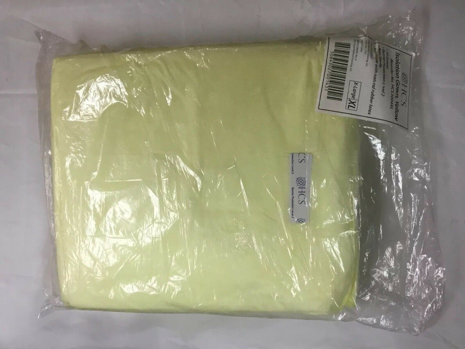 HCS Isolation Gown, Yellow X-Large (96KMD) DIAGNOSTIC ULTRASOUND MACHINES FOR SALE