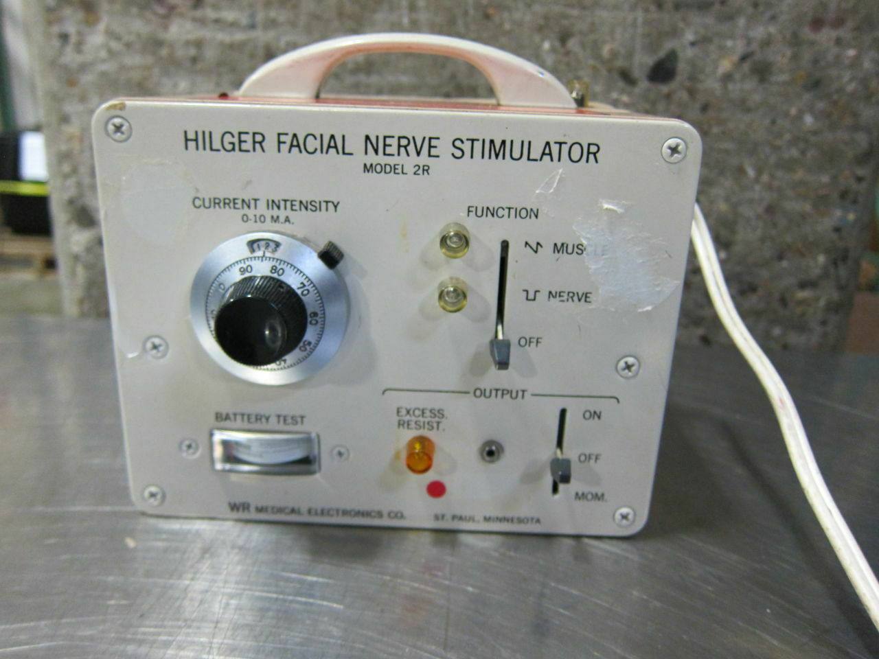 Hilger / WR Medical 2R Facial Nerve Stimulator DIAGNOSTIC ULTRASOUND MACHINES FOR SALE