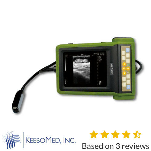 RKU-10 Best Veterinary Handheld Palm Ultrasound Scanner With Rectal Probe & Arm DIAGNOSTIC ULTRASOUND MACHINES FOR SALE