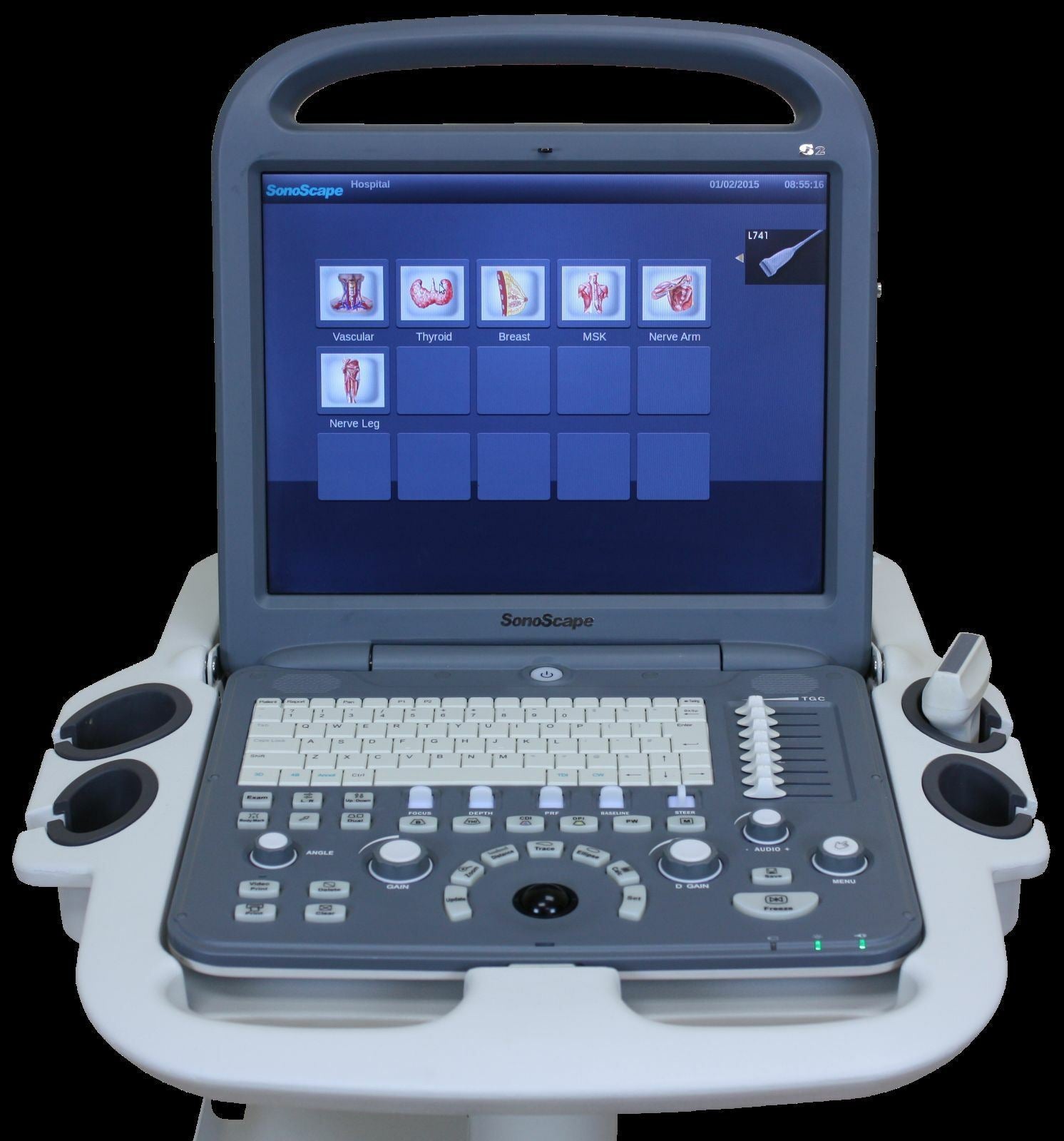 SonoScape S2 with convex Probe Abdominal Ultrasound new DIAGNOSTIC ULTRASOUND MACHINES FOR SALE