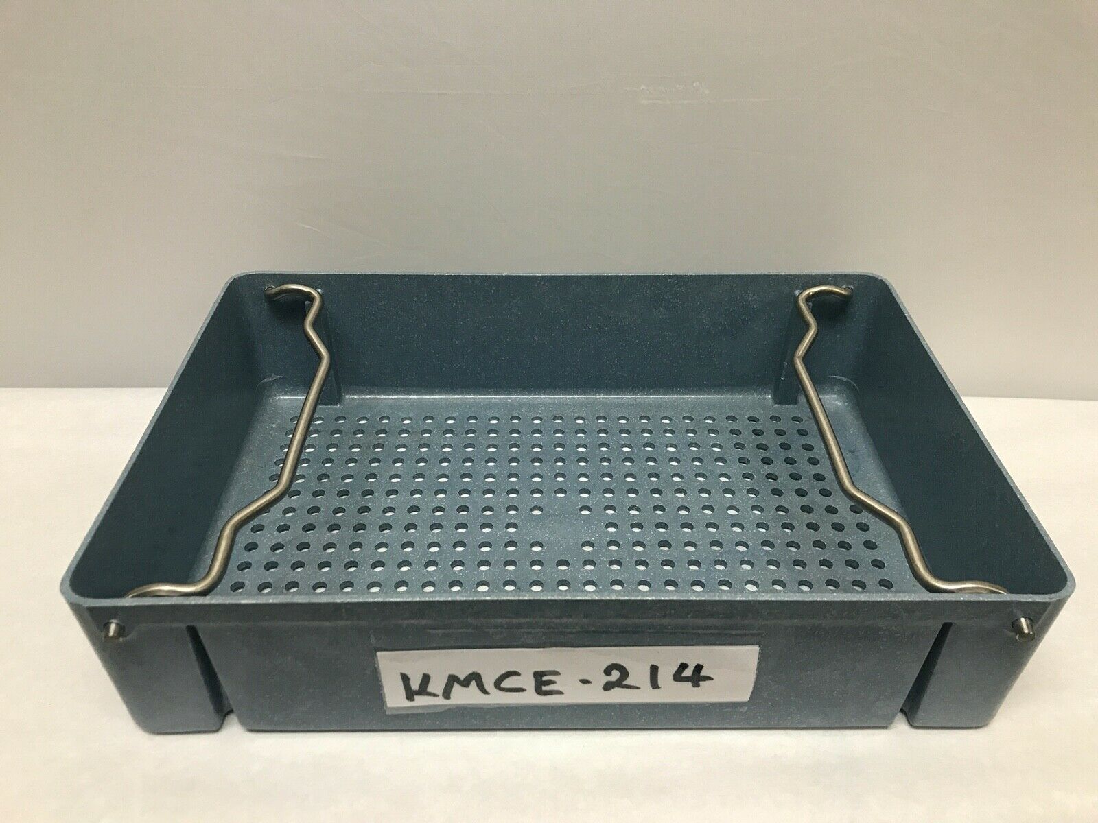 Blue SS Sterilization Tray (L:14"; H: 3.25"; W: 9.25")  | KMCE-214 DIAGNOSTIC ULTRASOUND MACHINES FOR SALE