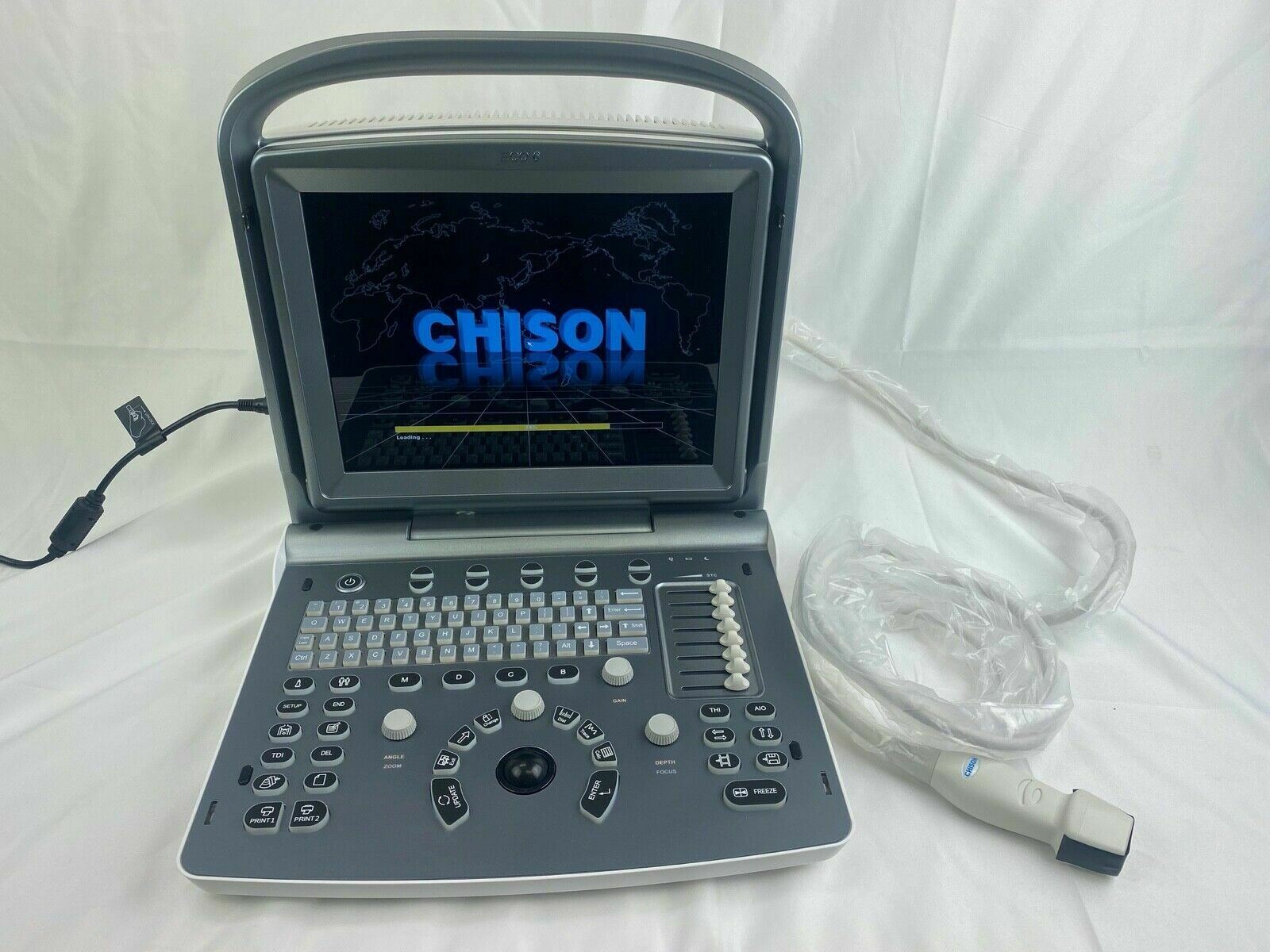 Chison ECO6 Portable  Color doppler Ultrasound with CW and phase array probe P3E DIAGNOSTIC ULTRASOUND MACHINES FOR SALE