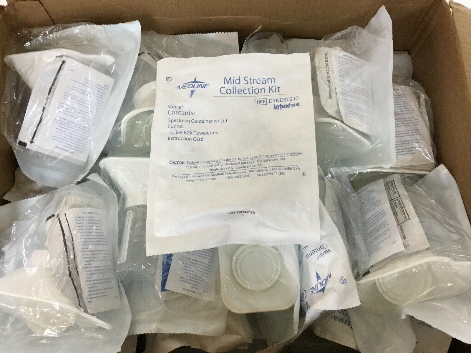 Medline Midstream Collection Kit--Lot of 37 (192KMD) DIAGNOSTIC ULTRASOUND MACHINES FOR SALE