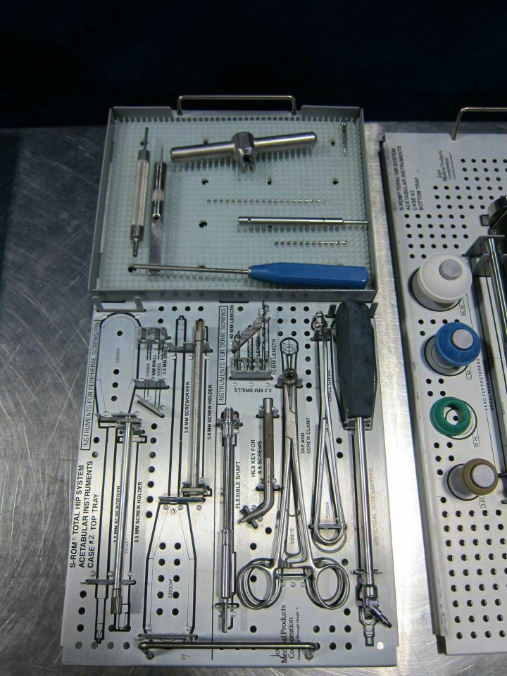 Joint Medical Products S-Rom Acetabular Instrumentation Tray Set Incomplete DIAGNOSTIC ULTRASOUND MACHINES FOR SALE