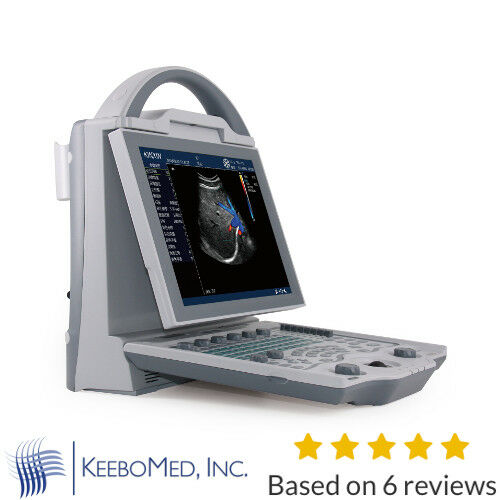 Affordable Color Doppler Ultrasound w/ Convex and TV Probe, PW, Multi Lang. DIAGNOSTIC ULTRASOUND MACHINES FOR SALE