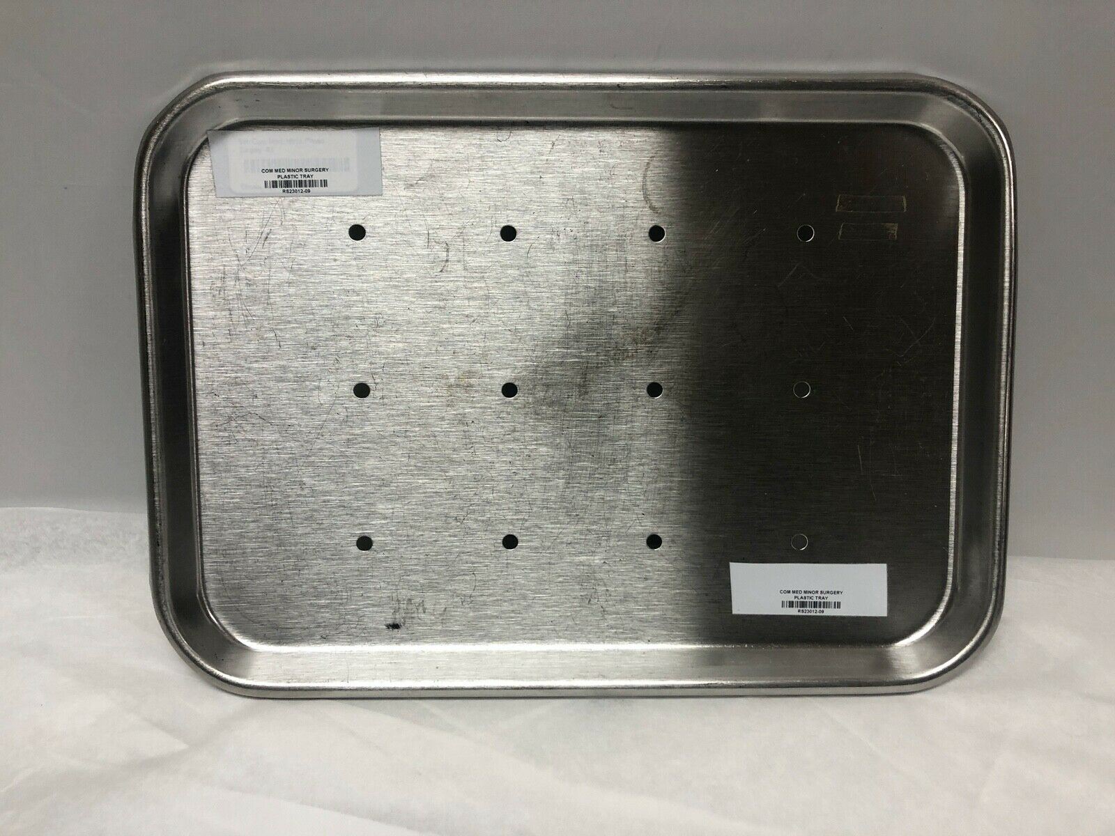 Unbranded Shallow Surgery Tray with Holes | KMCE-162 DIAGNOSTIC ULTRASOUND MACHINES FOR SALE