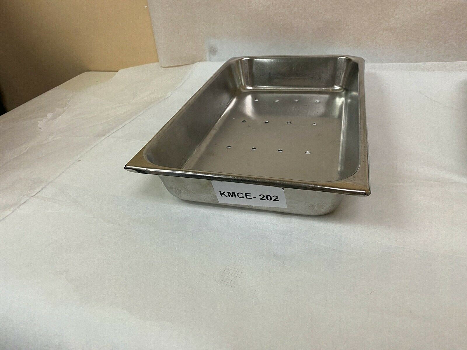 Vollrath 16" Length Stainless Steel Pan with Holes 7416-2 | KMCE-202 DIAGNOSTIC ULTRASOUND MACHINES FOR SALE