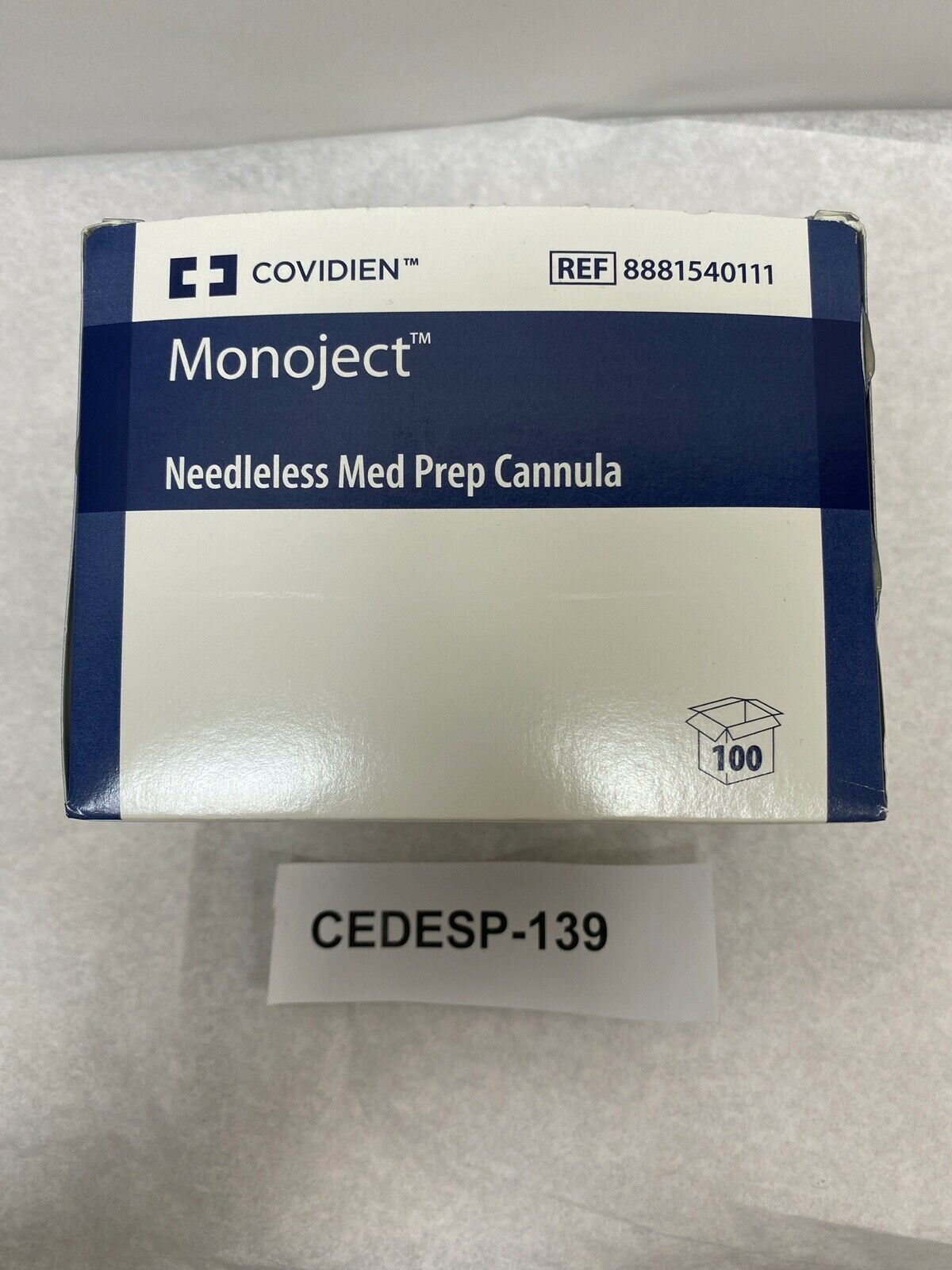 Covidien Monoject Needleless Med Prep Cannula | CEDESP-139 DIAGNOSTIC ULTRASOUND MACHINES FOR SALE