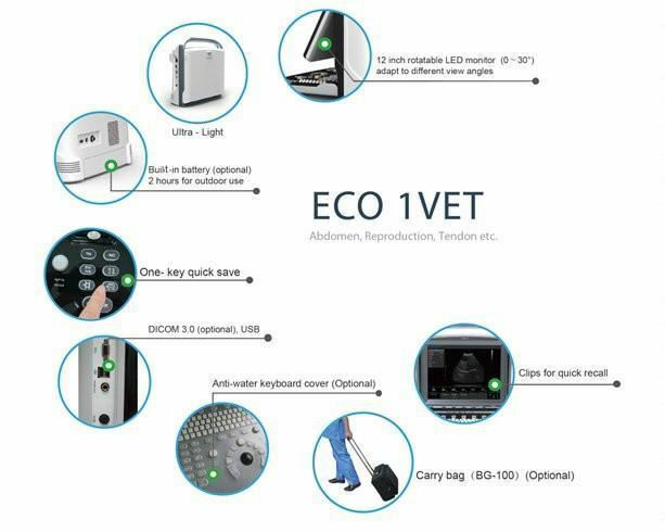 Chison ECO1Vet Veterinary Ultrasound & Rectal probe for large animals DIAGNOSTIC ULTRASOUND MACHINES FOR SALE