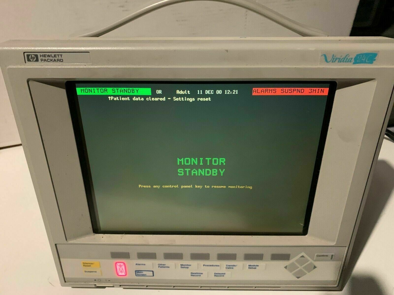 Hewlett-Packard M1205 Viridia 24C Patient Monitor DIAGNOSTIC ULTRASOUND MACHINES FOR SALE