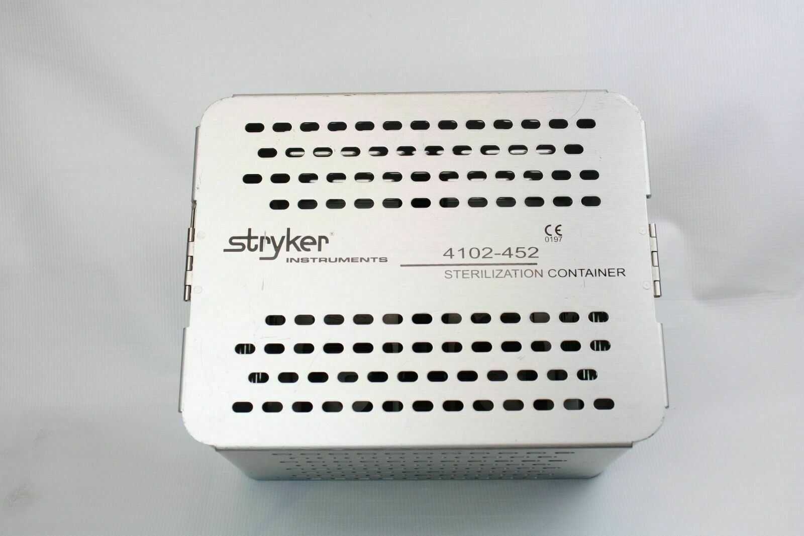 Stryker Instruments Sterilization Container 4102-452 Case With Instrument Tray DIAGNOSTIC ULTRASOUND MACHINES FOR SALE