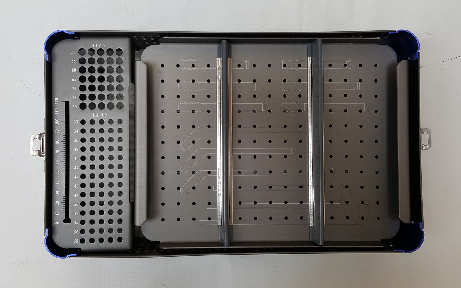 Empty Orthopedic Case for Instruments and 4.5mm and 6.5mm Screws, Rack & Trays DIAGNOSTIC ULTRASOUND MACHINES FOR SALE