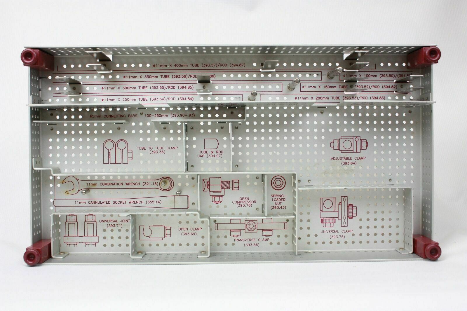 Synthes Large External Fixator Set Graphic Sterilization Case - No Instruments DIAGNOSTIC ULTRASOUND MACHINES FOR SALE